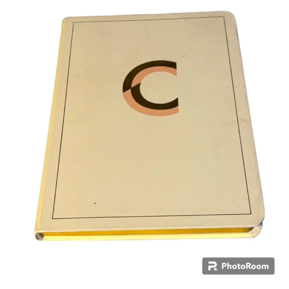 Opal House x Target Monogram Letter‎ C Gold Foil Leaf 5x7 College Rule Journal
